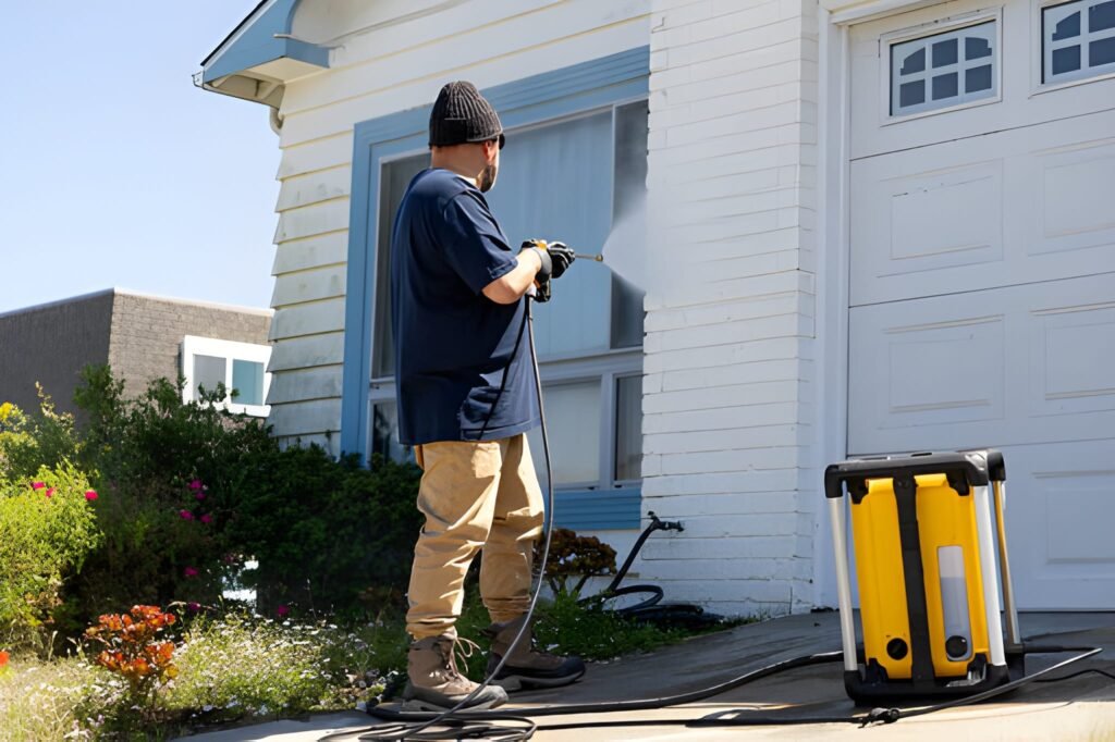 Powerwashing Home