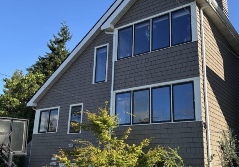 Modern three story house